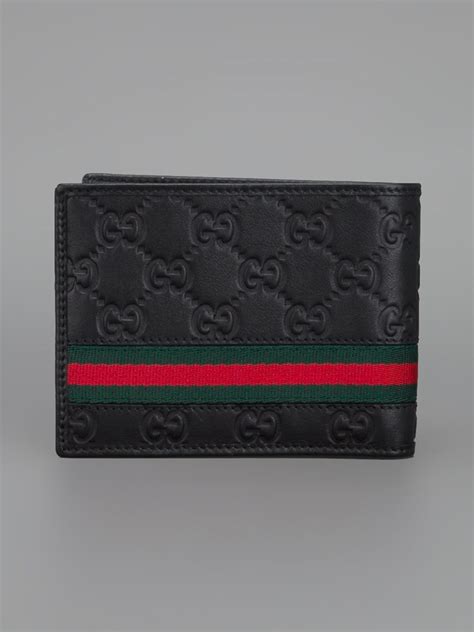 gucci black fold wallet monogram|men Gucci wallet monogram authentic.